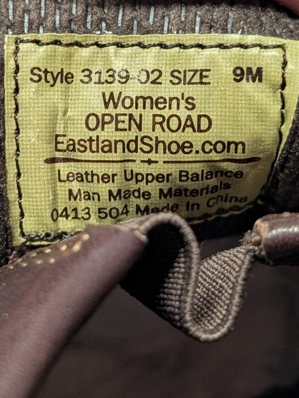 Eastland Open Road Leather Slip-On Dress Shoes in Dark Brown - Picture 2 of 13